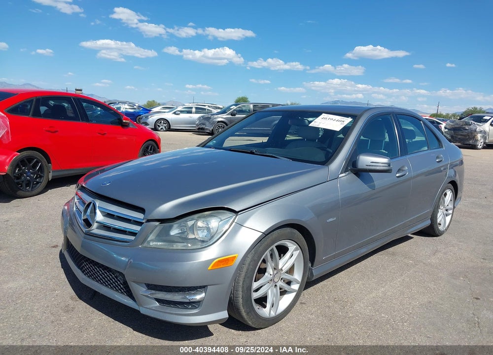 2012 MERCEDES-BENZ C 250 LUXURY/SPORT VIN: WDDGF4HB6CA621760