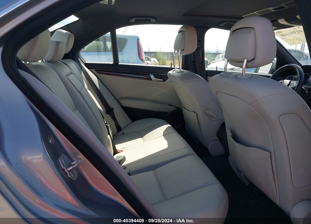 2012 MERCEDES-BENZ C 250 LUXURY/SPORT VIN: WDDGF4HB6CA621760