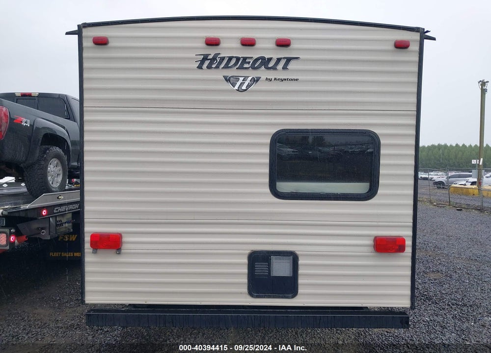 2017 KEYSTONE HIDEOUT M27DBS VIN: 4YDT19F27HN203051