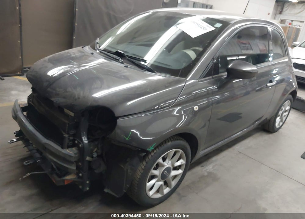 2016 FIAT 500 EASY VIN: 3C3CFFKR7GT136315
