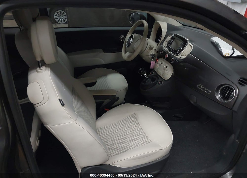 2016 FIAT 500 EASY VIN: 3C3CFFKR7GT136315