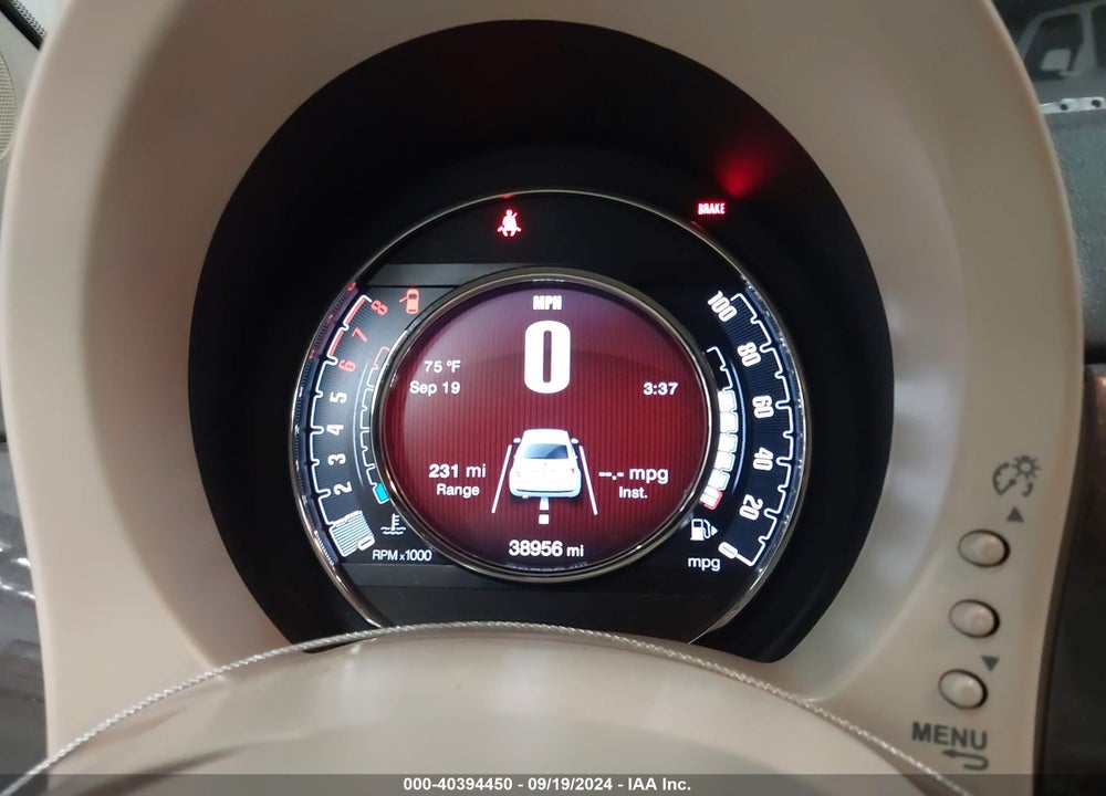2016 FIAT 500 EASY VIN: 3C3CFFKR7GT136315