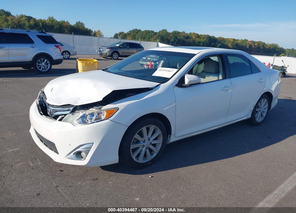 2012 TOYOTA CAMRY XLE VIN: 4T4BF1FK3CR213643