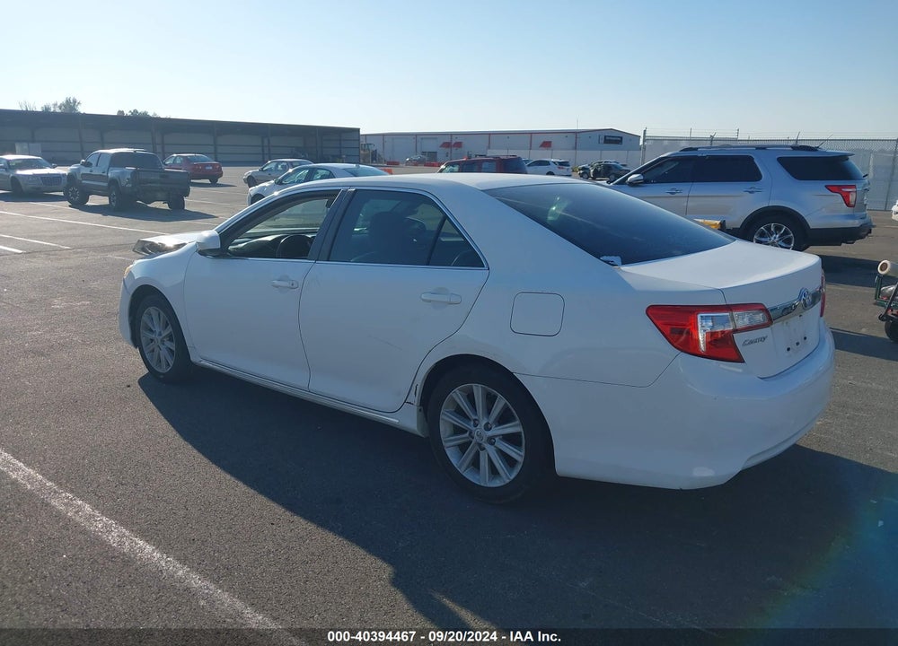 2012 TOYOTA CAMRY XLE VIN: 4T4BF1FK3CR213643