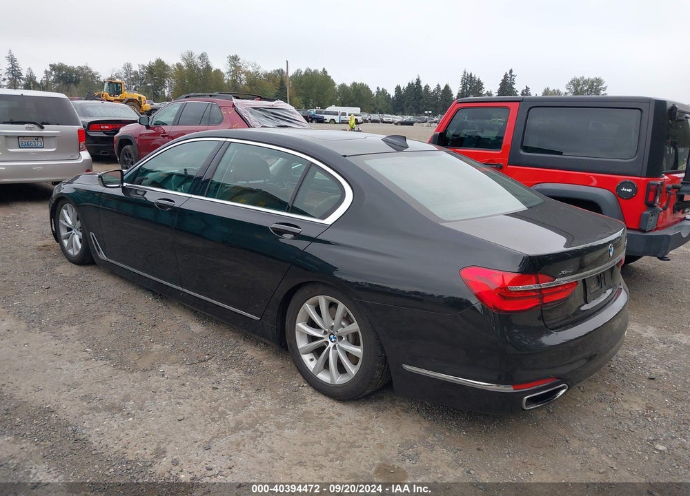 2017 BMW 740I XDRIVE VIN: WBA7E4C38HGV23313