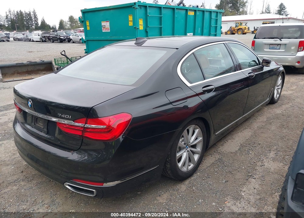 2017 BMW 740I XDRIVE VIN: WBA7E4C38HGV23313