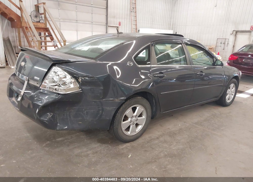 2008 CHEVROLET IMPALA LT VIN: 2G1WT58K181300367