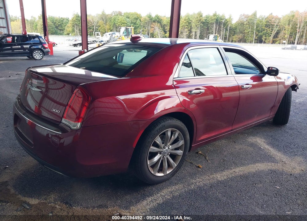 2018 CHRYSLER 300 LIMITED AWD VIN: 2C3CCAKG7JH250941