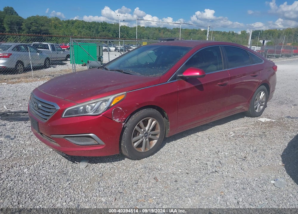 2016 HYUNDAI SONATA SE VIN: 5NPE24AF9GH370435