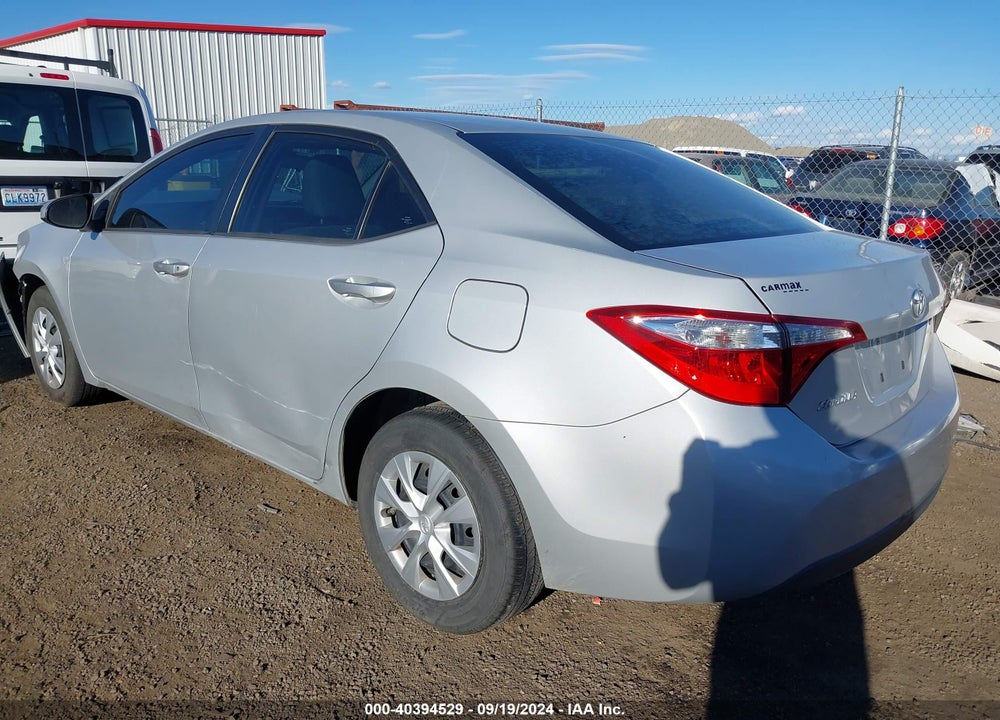 2015 TOYOTA COROLLA L VIN: 2T1BURHE6FC352774