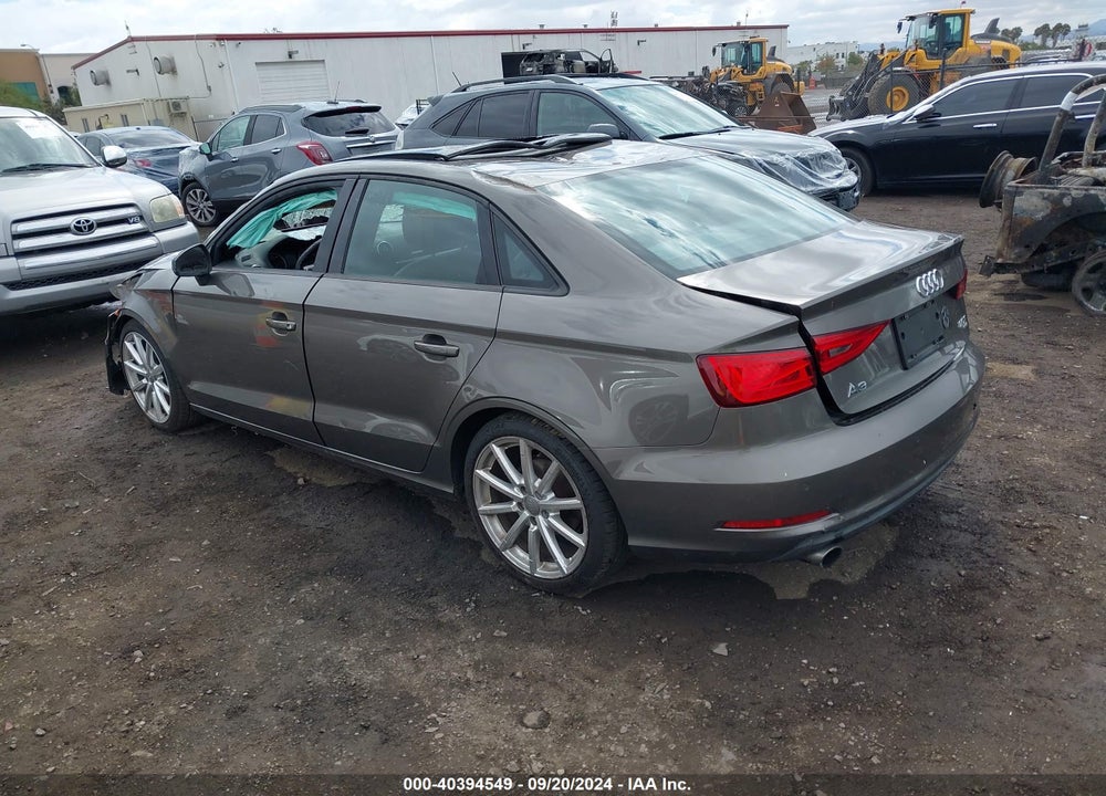 2015 AUDI A3 2.0T PREMIUM VIN: WAUBFGFF5F1058634