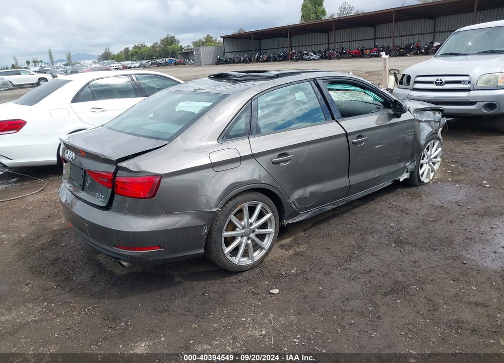 2015 AUDI A3 2.0T PREMIUM VIN: WAUBFGFF5F1058634