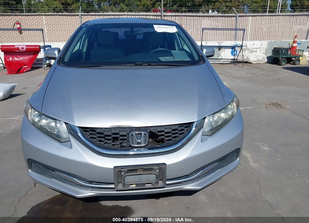 2014 HONDA CIVIC LX VIN: 19XFB2F50EE266684