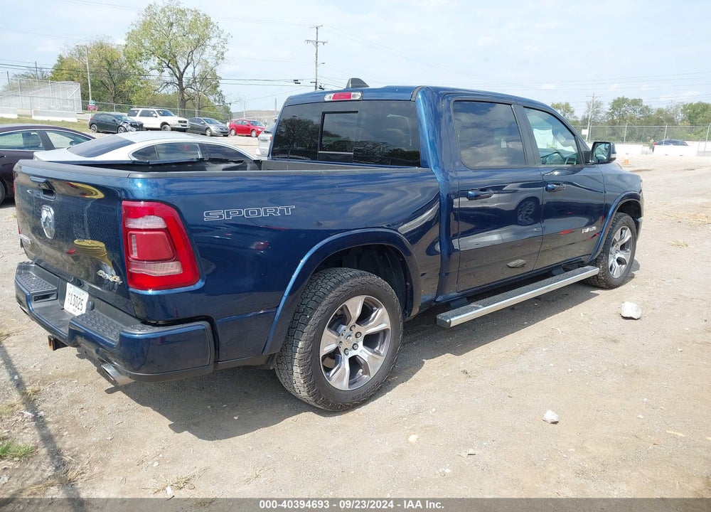 2020 RAM 1500 LAIE  4X4 5'7 BOX VIN: 1C6SRFJT8LN389009
