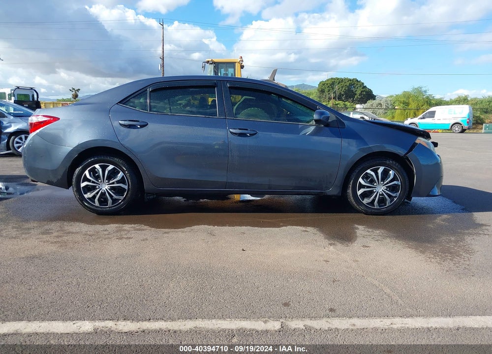 2015 TOYOTA COROLLA LE VIN: 2T1BURHE9FC345172