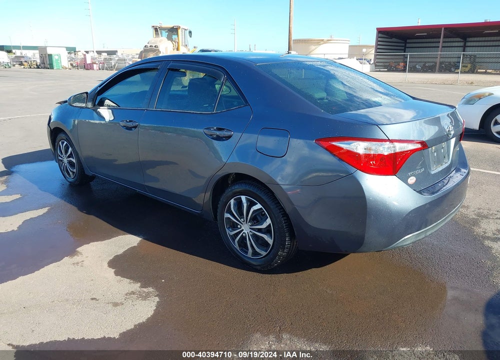 2015 TOYOTA COROLLA LE VIN: 2T1BURHE9FC345172
