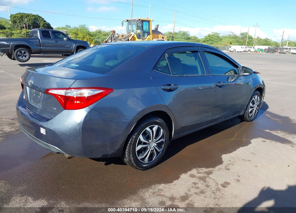 2015 TOYOTA COROLLA LE VIN: 2T1BURHE9FC345172