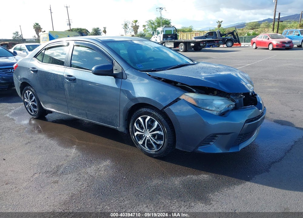 2015 TOYOTA COROLLA LE VIN: 2T1BURHE9FC345172