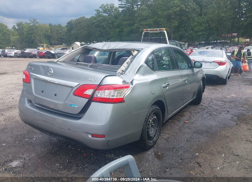 2013 NISSAN SENTRA SV VIN: 3N1AB7AP0DL738430