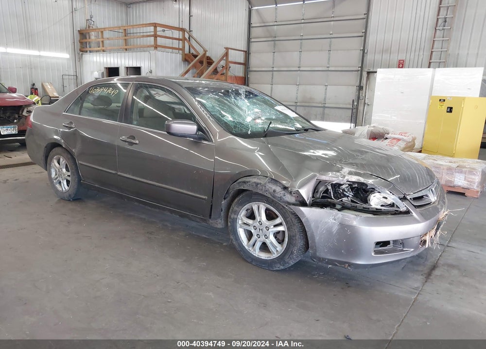 2007 HONDA ACCORD 2.4 EX VIN: 1HGCM56867A117065