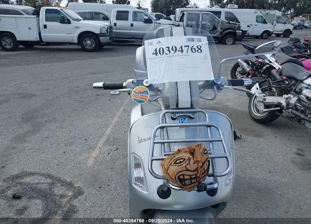 2016 VESPA GTS 300 SUPER VIN: ZAPM459L1G5300304