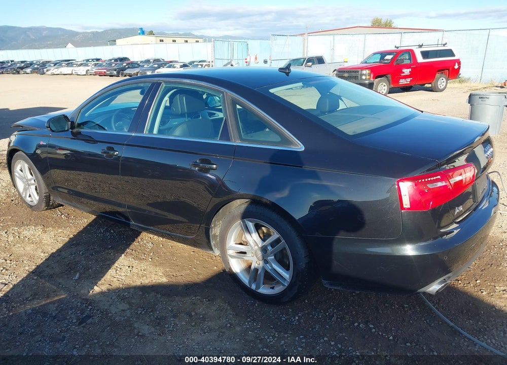2012 AUDI A6 3.0 PREMIUM VIN: WAUBGAFC3CN018878