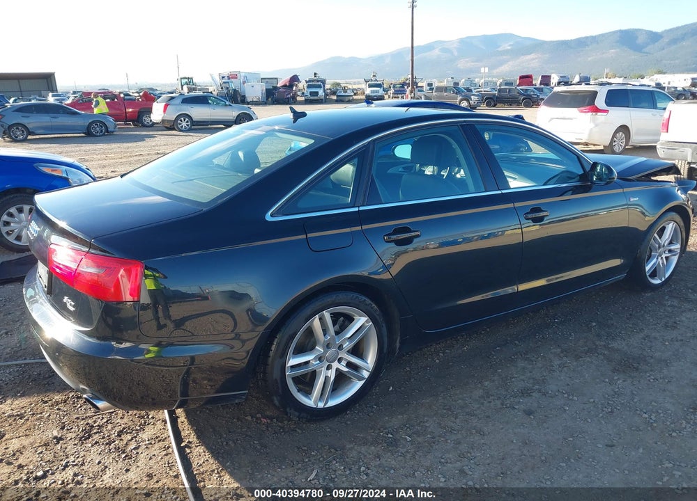 2012 AUDI A6 3.0 PREMIUM VIN: WAUBGAFC3CN018878