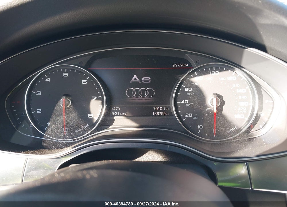 2012 AUDI A6 3.0 PREMIUM VIN: WAUBGAFC3CN018878