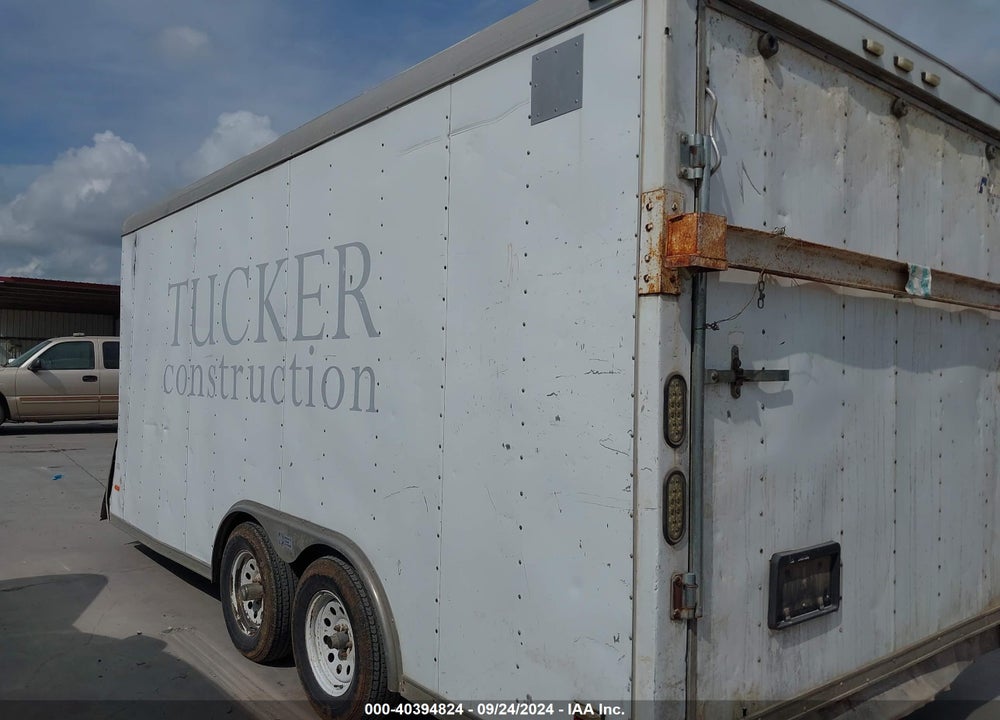 2008 PACE CARGO TRAILER VIN: 47ZAB16288X057289