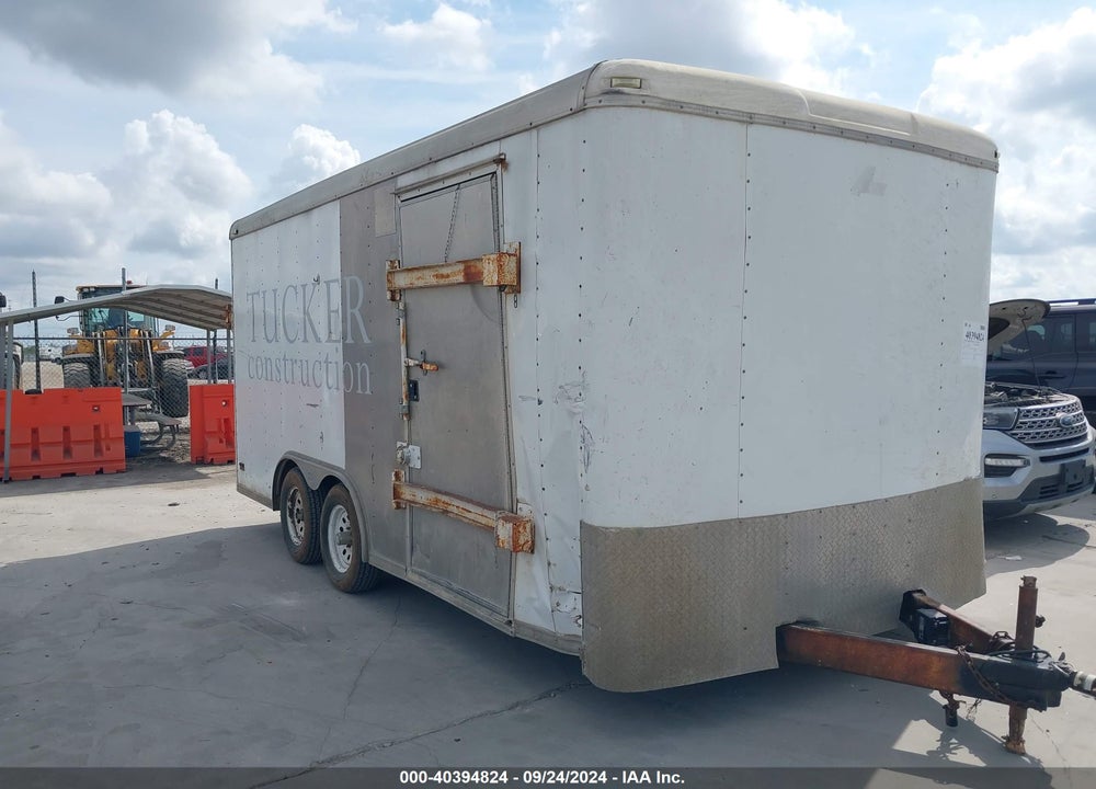 2008 PACE CARGO TRAILER VIN: 47ZAB16288X057289