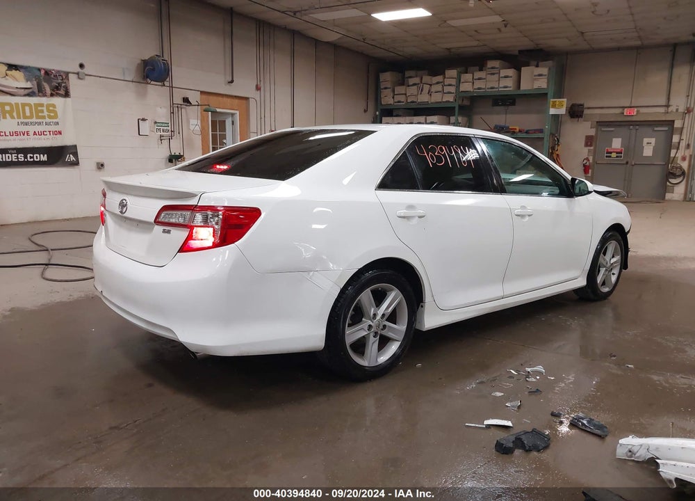 2013 TOYOTA CAMRY SE VIN: 4T1BF1FK4DU250647
