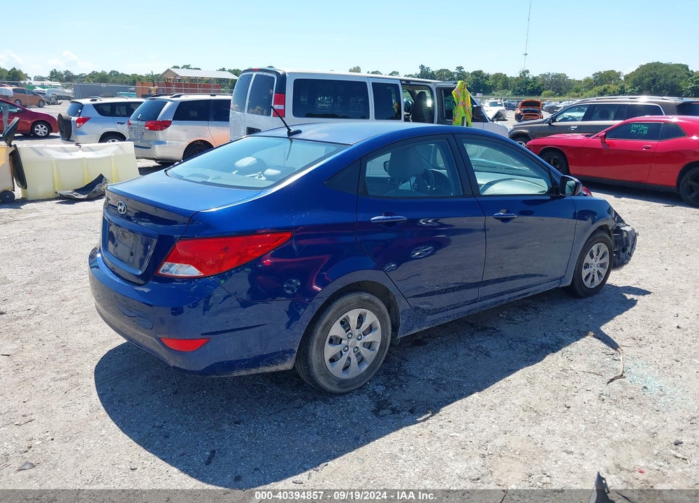 2017 HYUNDAI ACCENT SE VIN: KMHCT4AE8HU206544