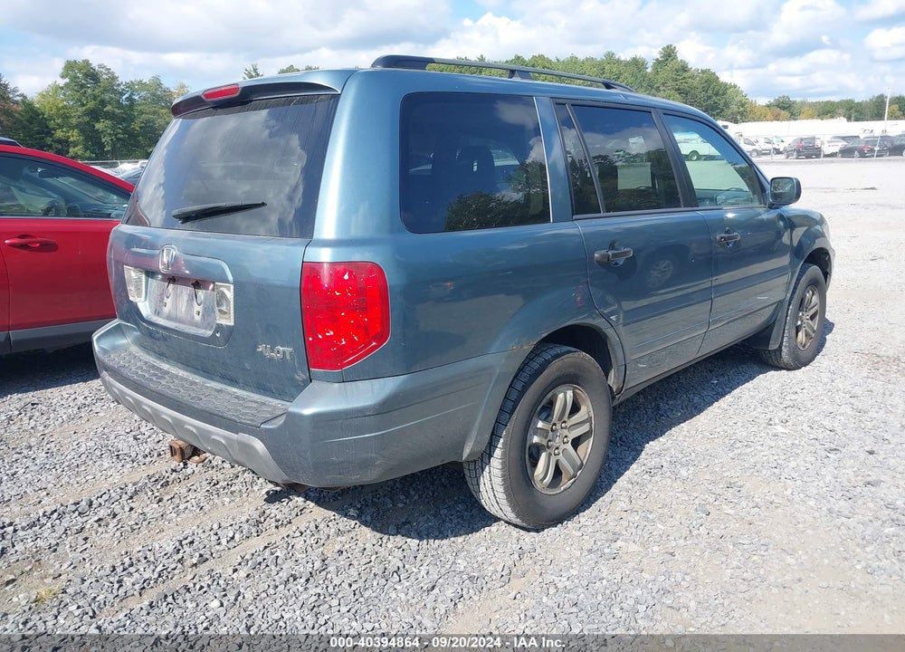 2005 HONDA PILOT EX-L VIN: 2HKYF185X5H507537