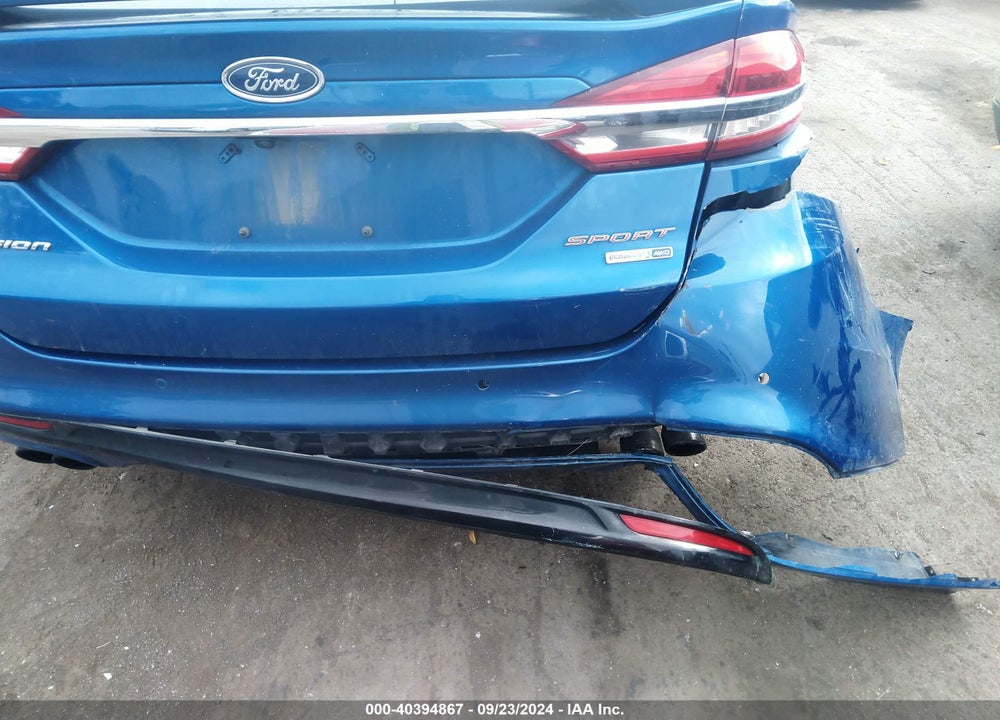 2018 FORD FUSION SPORT VIN: 3FA6P0VP1JR163047