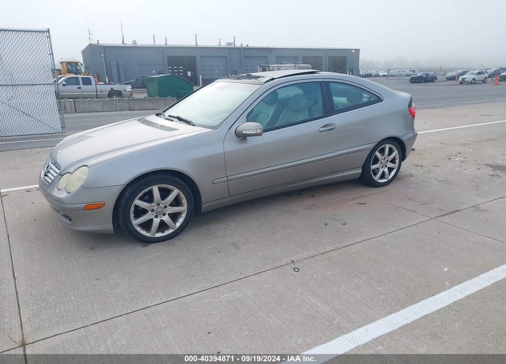 2004 MERCEDES-BENZ C 230 KOMPRESSOR SPORT VIN: WDBRN40J04A605983