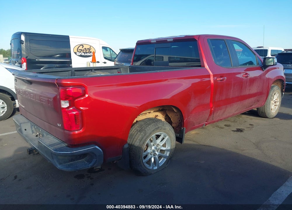 2019 CHEVROLET SILVERADO 1500 LT VIN: 1GCRYDED5KZ338690