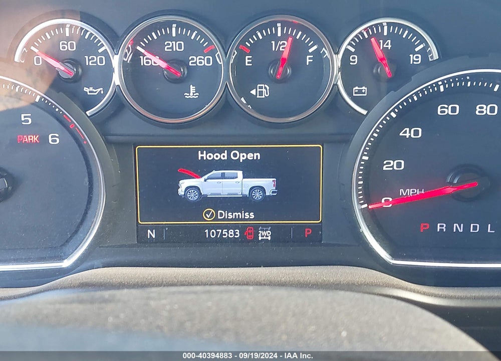 2019 CHEVROLET SILVERADO 1500 LT VIN: 1GCRYDED5KZ338690