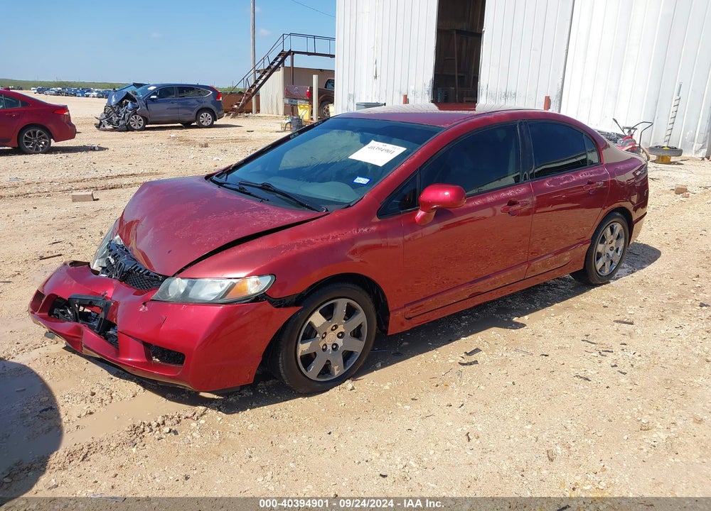 2010 HONDA CIVIC LX VIN: 2HGFA1F51AH538530