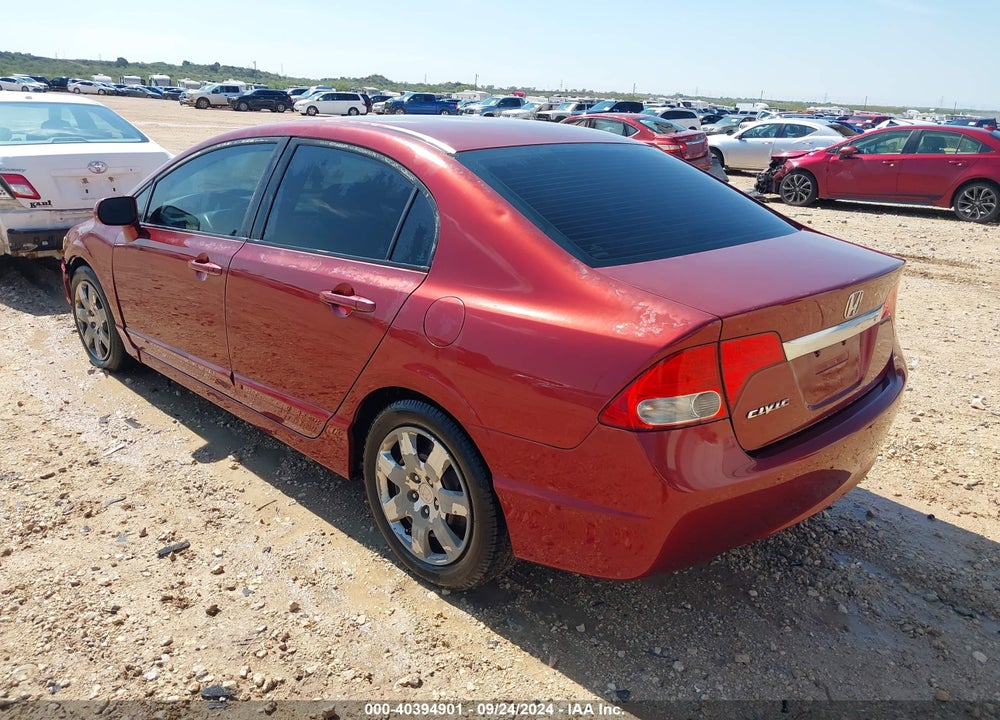 2010 HONDA CIVIC LX VIN: 2HGFA1F51AH538530