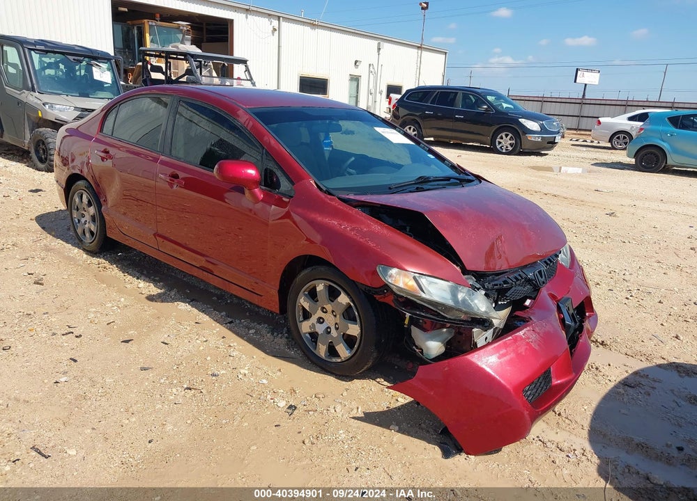 2010 HONDA CIVIC LX VIN: 2HGFA1F51AH538530