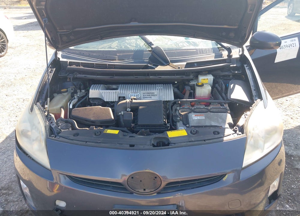 2011 TOYOTA PRIUS THREE VIN: JTDKN3DU2B0267281