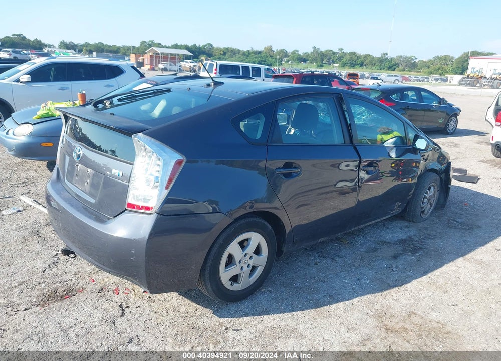2011 TOYOTA PRIUS THREE VIN: JTDKN3DU2B0267281
