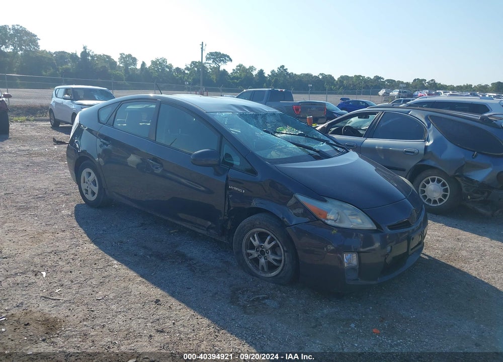 2011 TOYOTA PRIUS THREE VIN: JTDKN3DU2B0267281