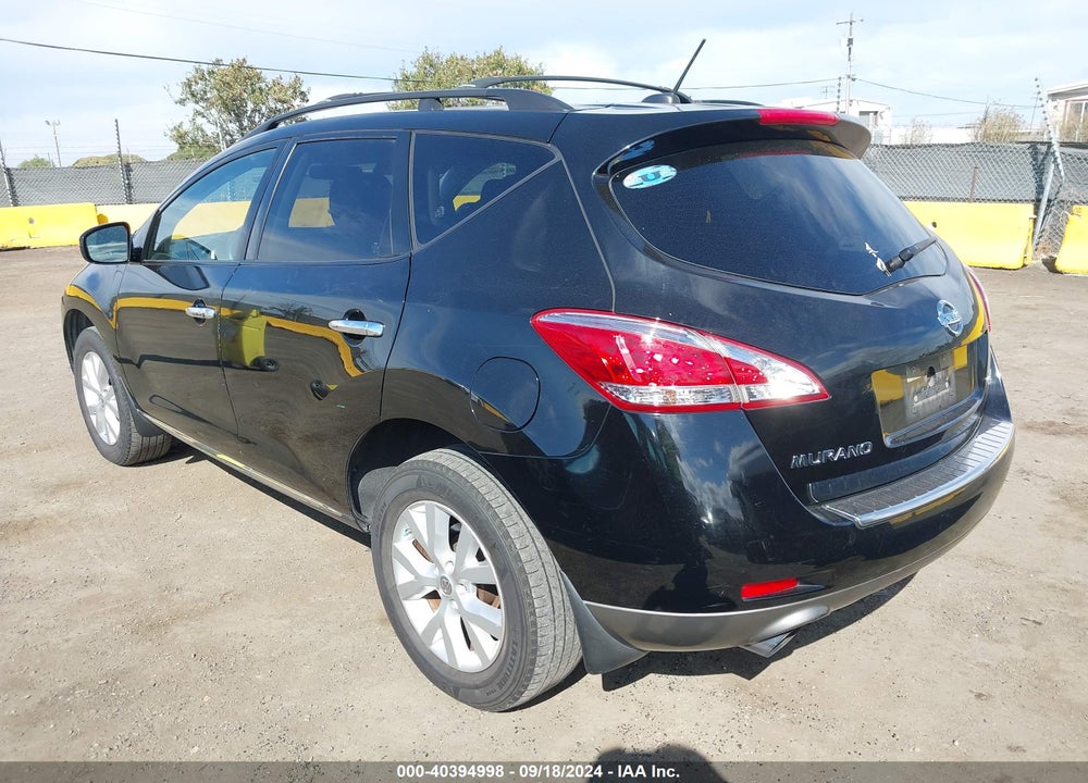 2011 NISSAN MURANO SV VIN: JN8AZ1MU5BW062642