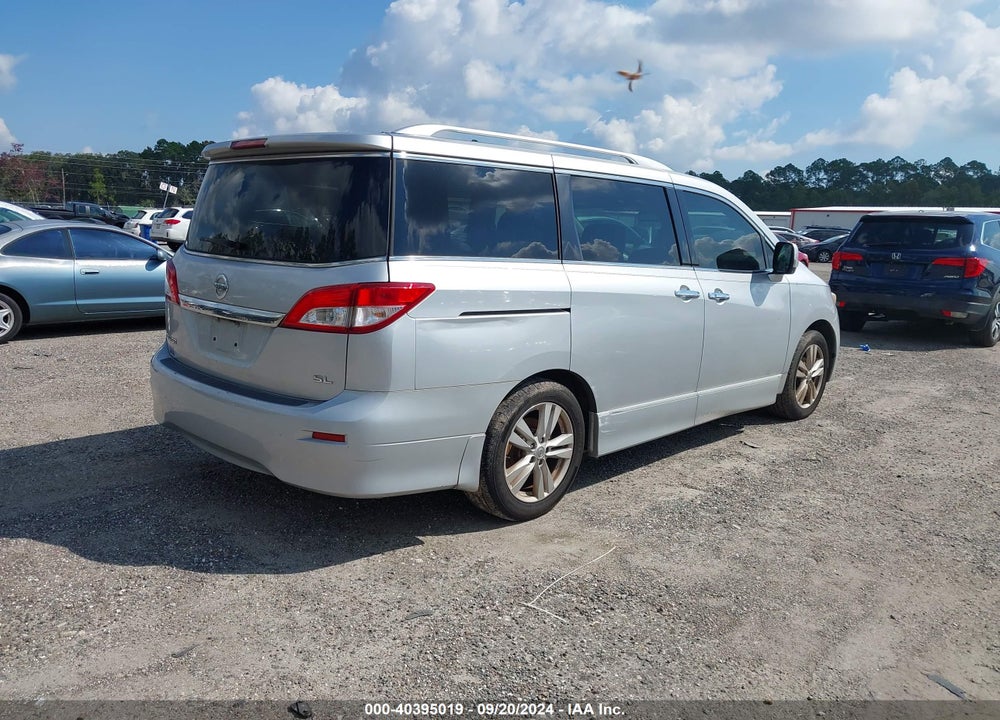 2013 NISSAN QUEST SL VIN: JN8AE2KP3D9063143