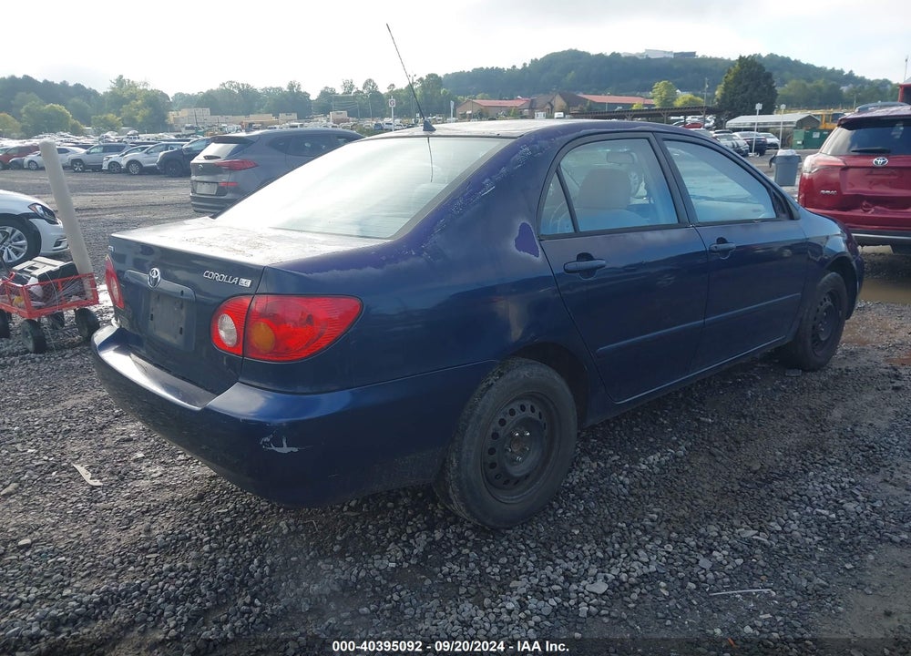 2003 TOYOTA COROLLA LE VIN: 2T1BR38E83C070985
