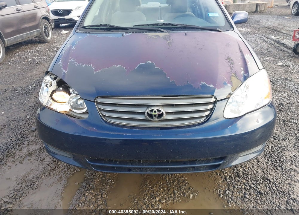 2003 TOYOTA COROLLA LE VIN: 2T1BR38E83C070985