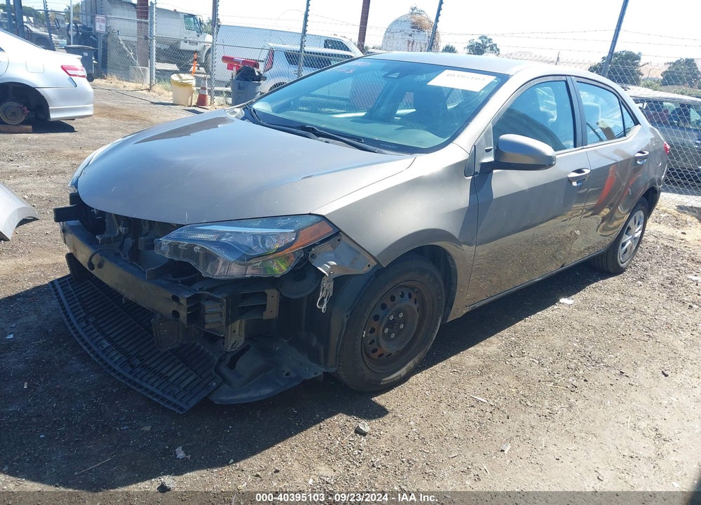 2017 TOYOTA COROLLA LE ECO VIN: 5YFBPRHE9HP645515