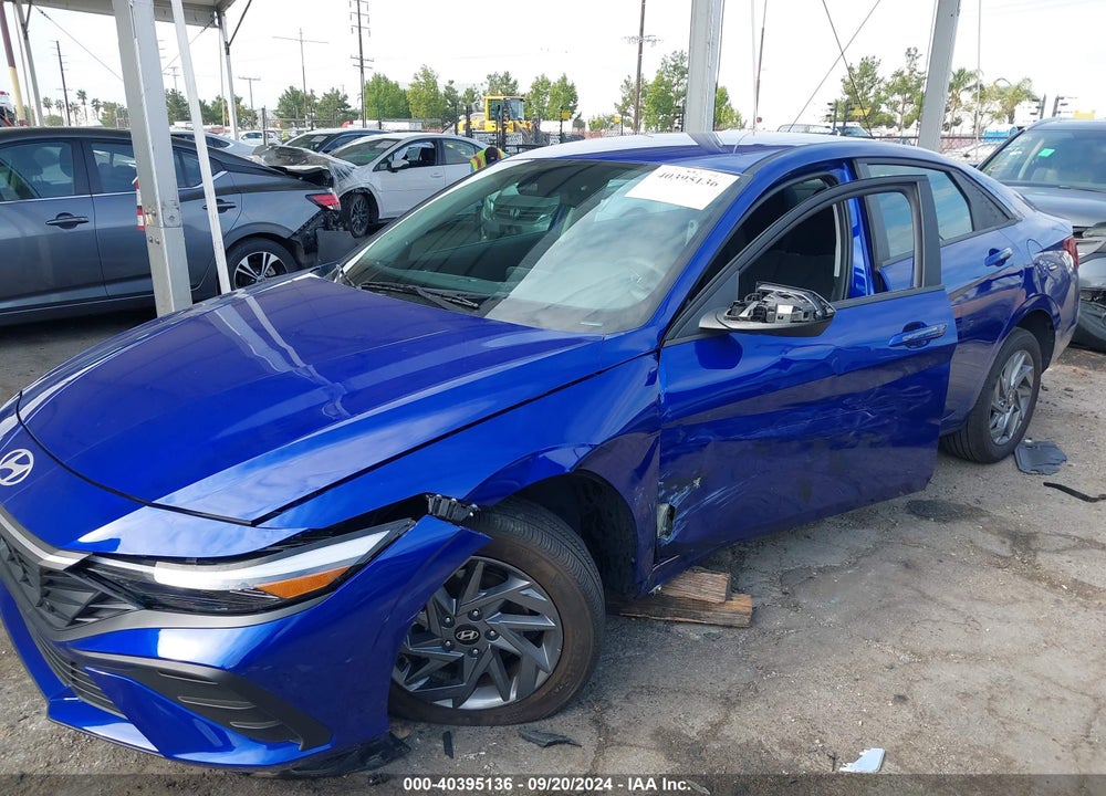 2024 HYUNDAI ELANTRA HYBRID BLUE VIN: KMHLM4DJ3RU094601