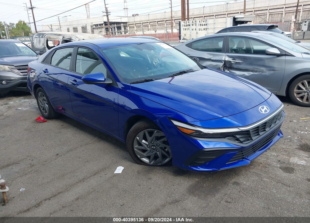 2024 HYUNDAI ELANTRA HYBRID BLUE VIN: KMHLM4DJ3RU094601